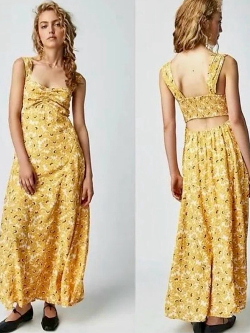 Free People Rosalee Midi